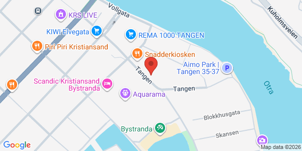 Kart som viser hvor arrangementet foregår