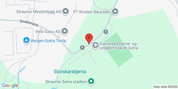 Map displaying event location