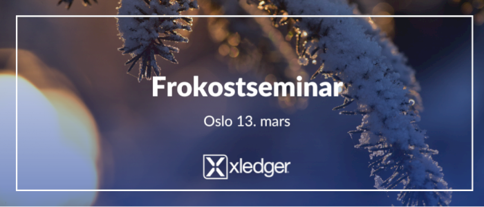 Frokostseminar i Oslo med Xledger 13.mars 2025