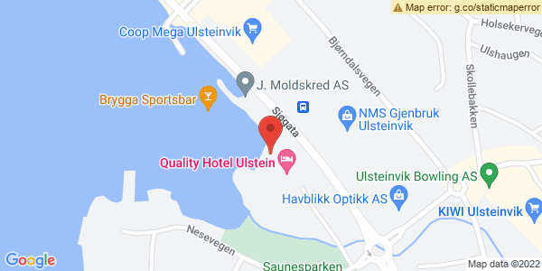 Map displaying event location