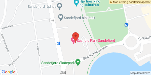 Kart som viser hvor arrangementet foregår