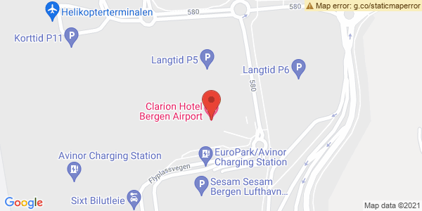 Kart som viser hvor arrangementet foregår