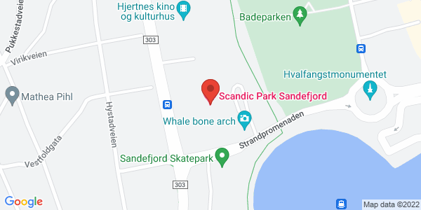 Kart som viser hvor arrangementet foregår