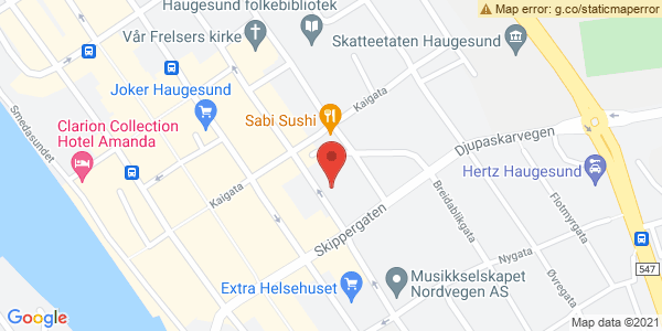 Map displaying event location