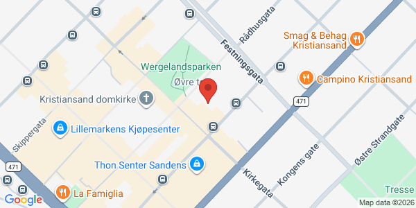 Map displaying event location