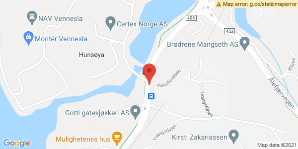 Map displaying event location