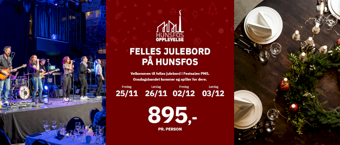 Julebord på Hunsfos 