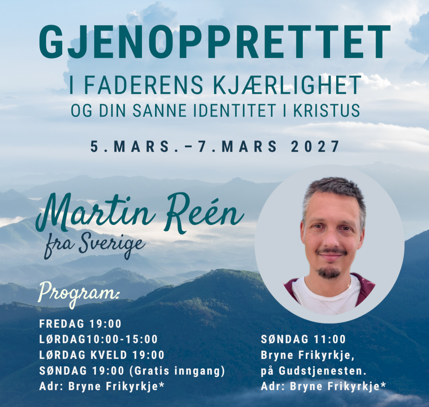 Gjenopprettet i Faderens kjærlighet og din sanne identitet i Kristus