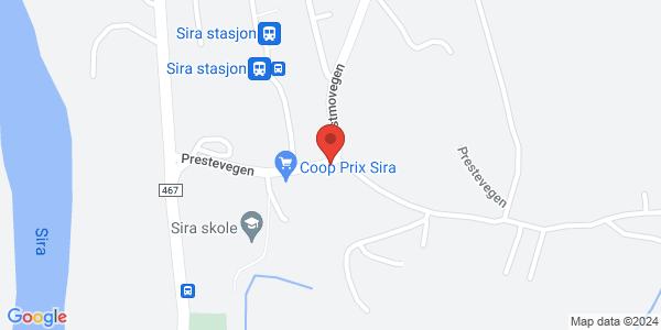 Map displaying event location