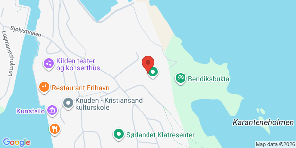 Kart som viser hvor arrangementet foregår