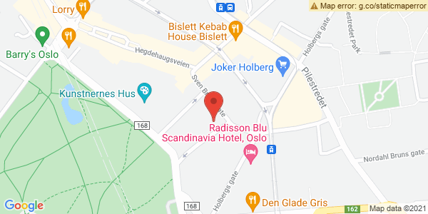 Map displaying event location