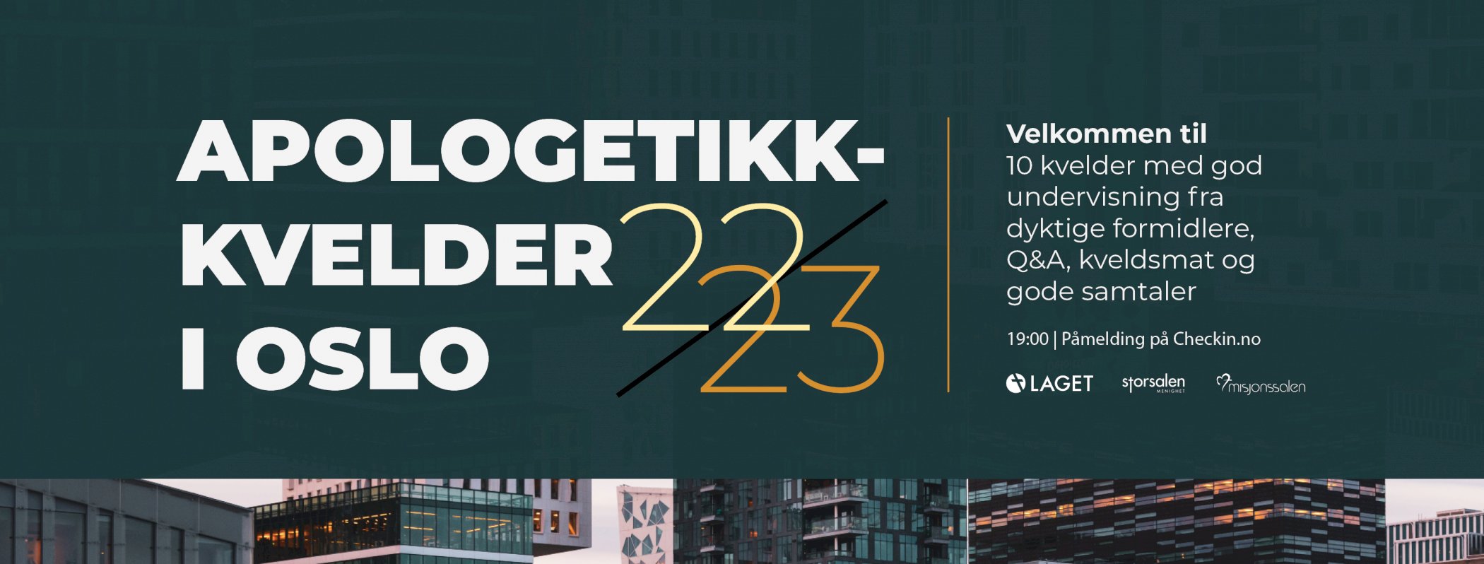 Apologetikk-kvelder i Oslo 22/23