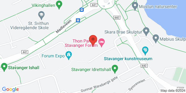 Map displaying event location