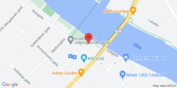 Map displaying event location