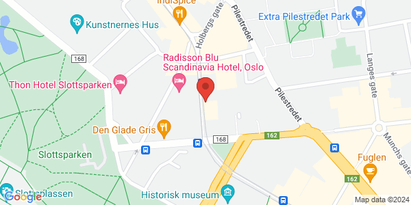Map displaying event location