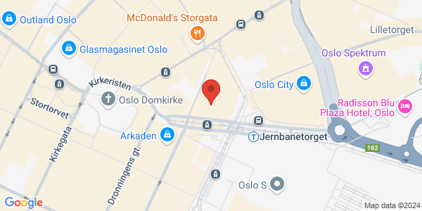 Map displaying event location