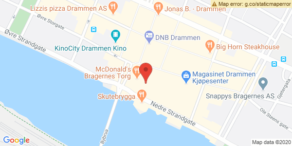 Kart som viser hvor arrangementet foregår