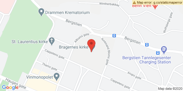 Kart som viser hvor arrangementet foregår