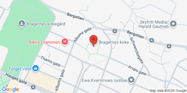 Kart som viser hvor arrangementet foregår