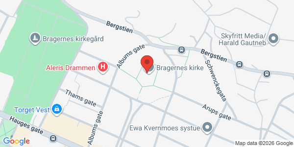 Kart som viser hvor arrangementet foregår