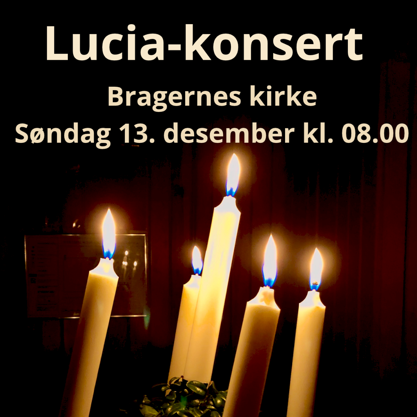 Lucia-konsert i Bragernes kirke
