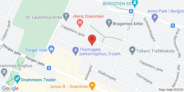 Kart som viser hvor arrangementet foregår