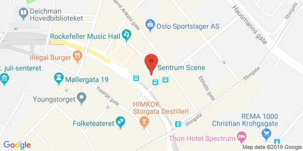 Map displaying event location