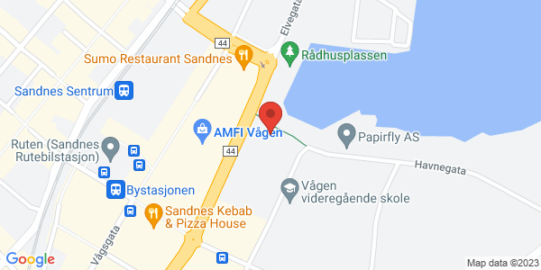 Map displaying event location