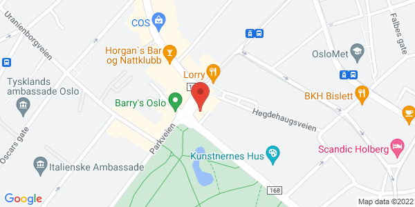 Map displaying event location