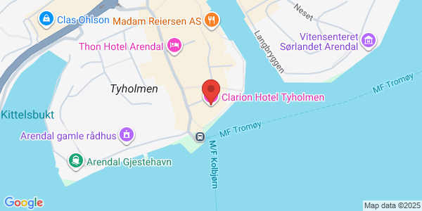 Map displaying event location