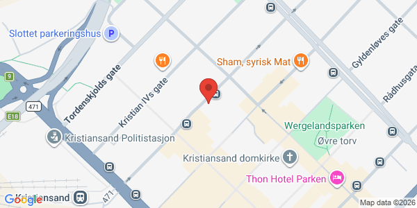 Map displaying event location