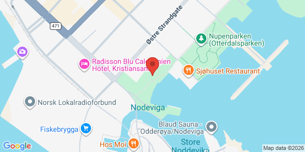 Map displaying event location