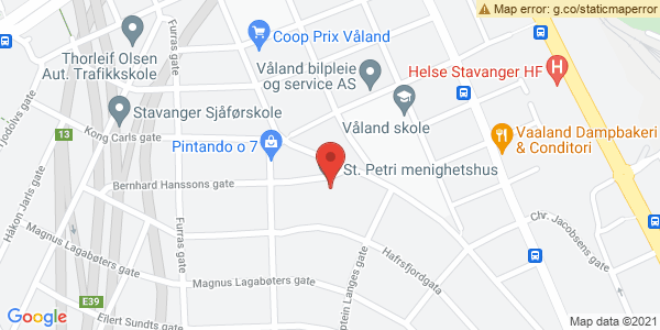 Map displaying event location