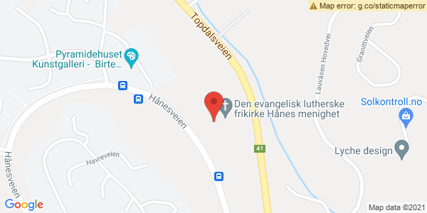 Map displaying event location