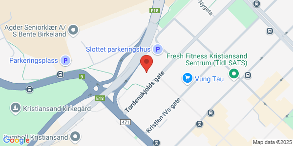 Map displaying event location
