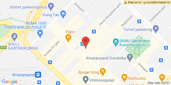 Map displaying event location