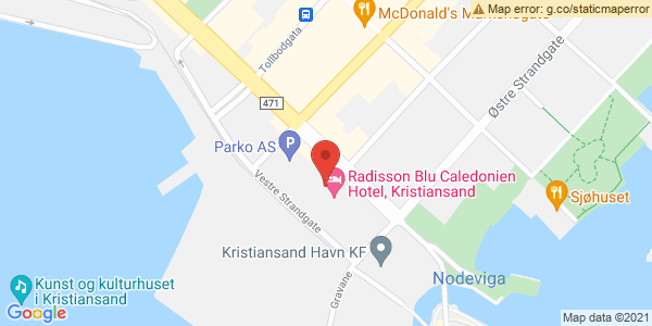 Map displaying event location