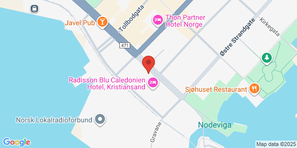 Map displaying event location