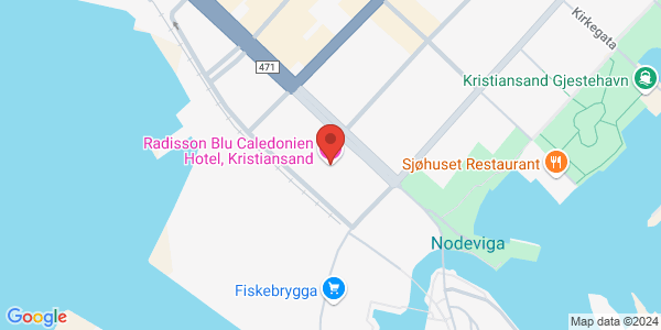 Map displaying event location