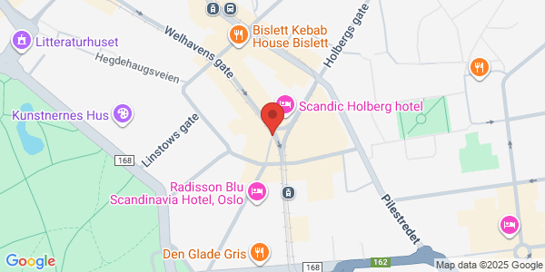 Map displaying event location