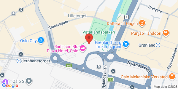Map displaying event location