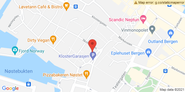Map displaying event location