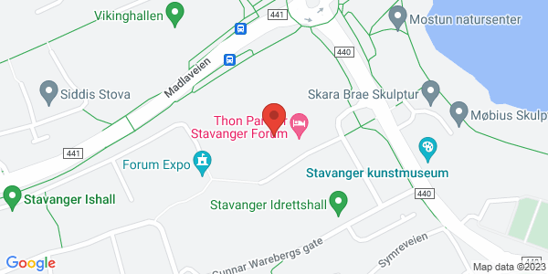 Map displaying event location