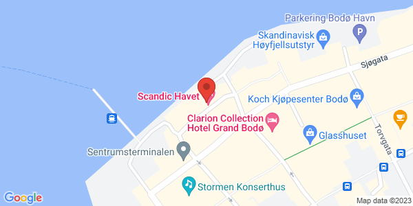 Kart som viser hvor arrangementet foregår