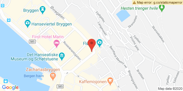 Kart som viser hvor arrangementet foregår