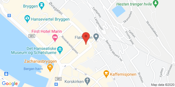 Map displaying event location