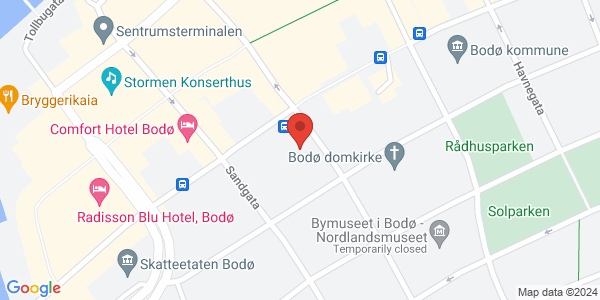 Map displaying event location