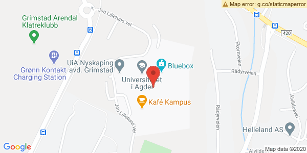 Map displaying event location