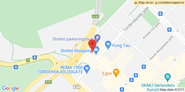 Map displaying event location
