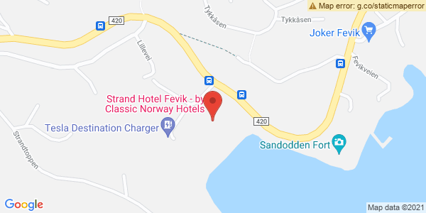 Map displaying event location